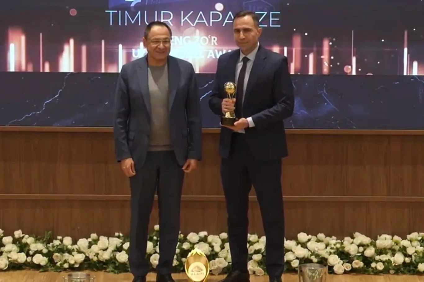 АФУ подвела итоги года: Шомуродов признан лучшим футболистом, Кападзе — тренером