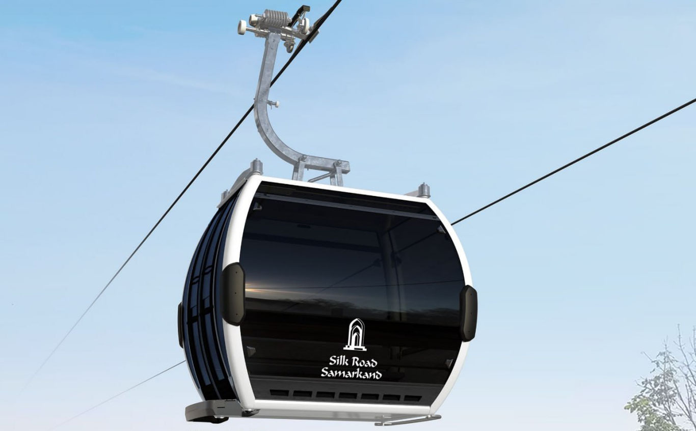 В международном туристическом центре Самарканда началось строительство канатной дороги