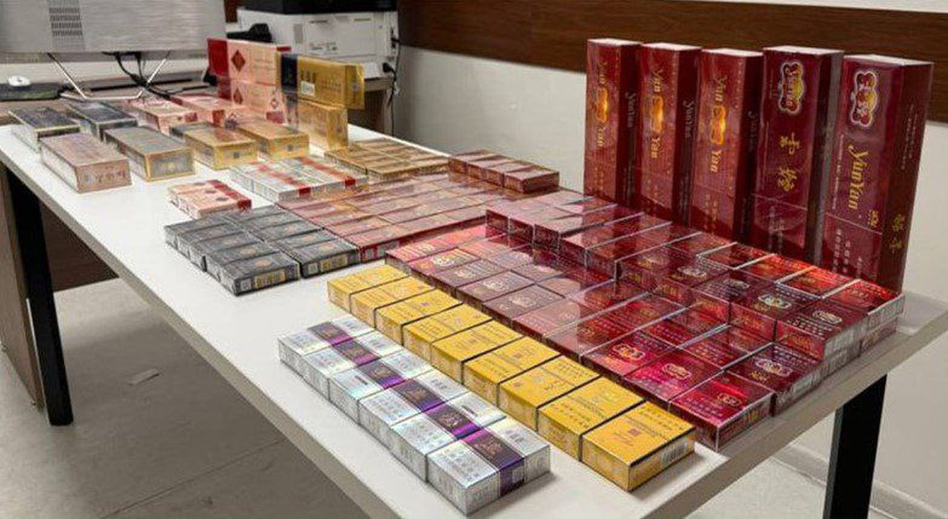 В Самаркандском международном аэропорту выявлена попытка незаконного ввоза сигарет