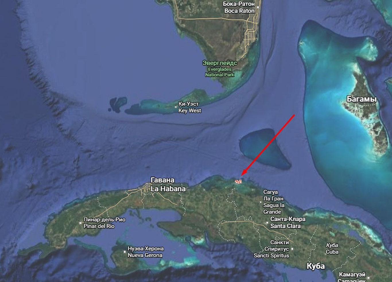 Кубинские власти сообщили о вооружённом инциденте с катером под флагом США