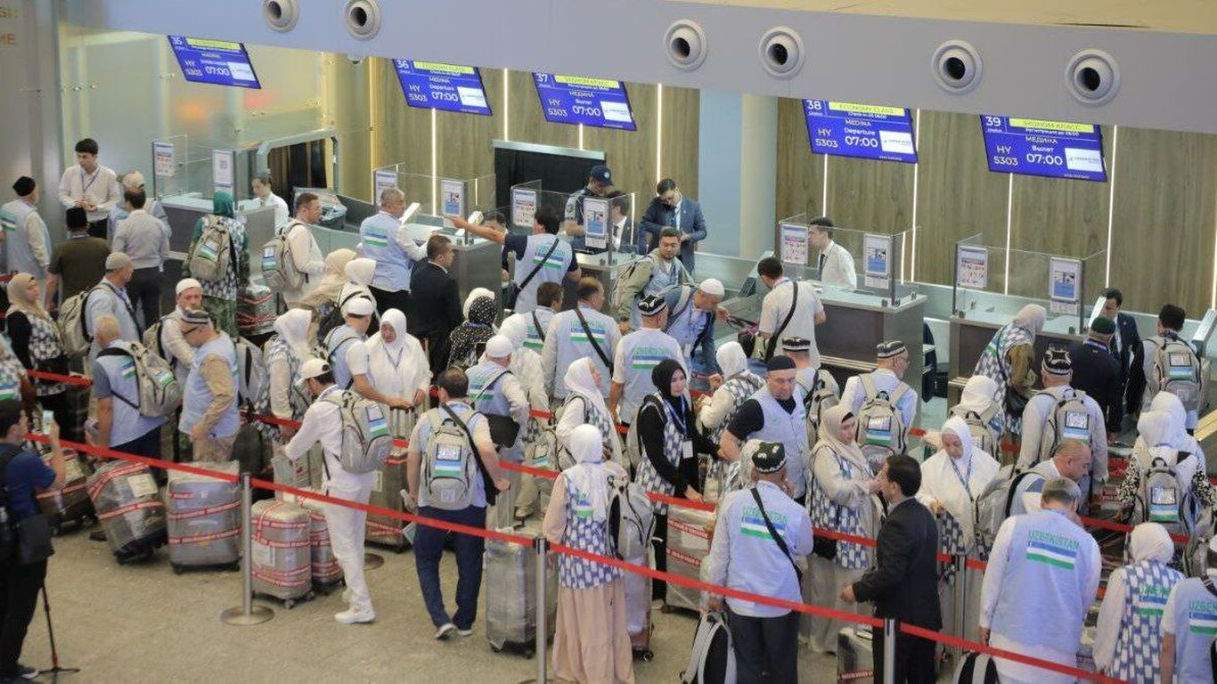 Uzbekistan Airways организует специальные рейсы для возвращения паломников из Саудовской Аравии