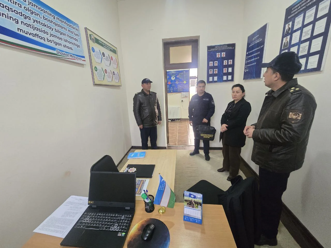 Начальник УЧС Самаркандской области ознакомился с проводимой работой в городе Каттакурган