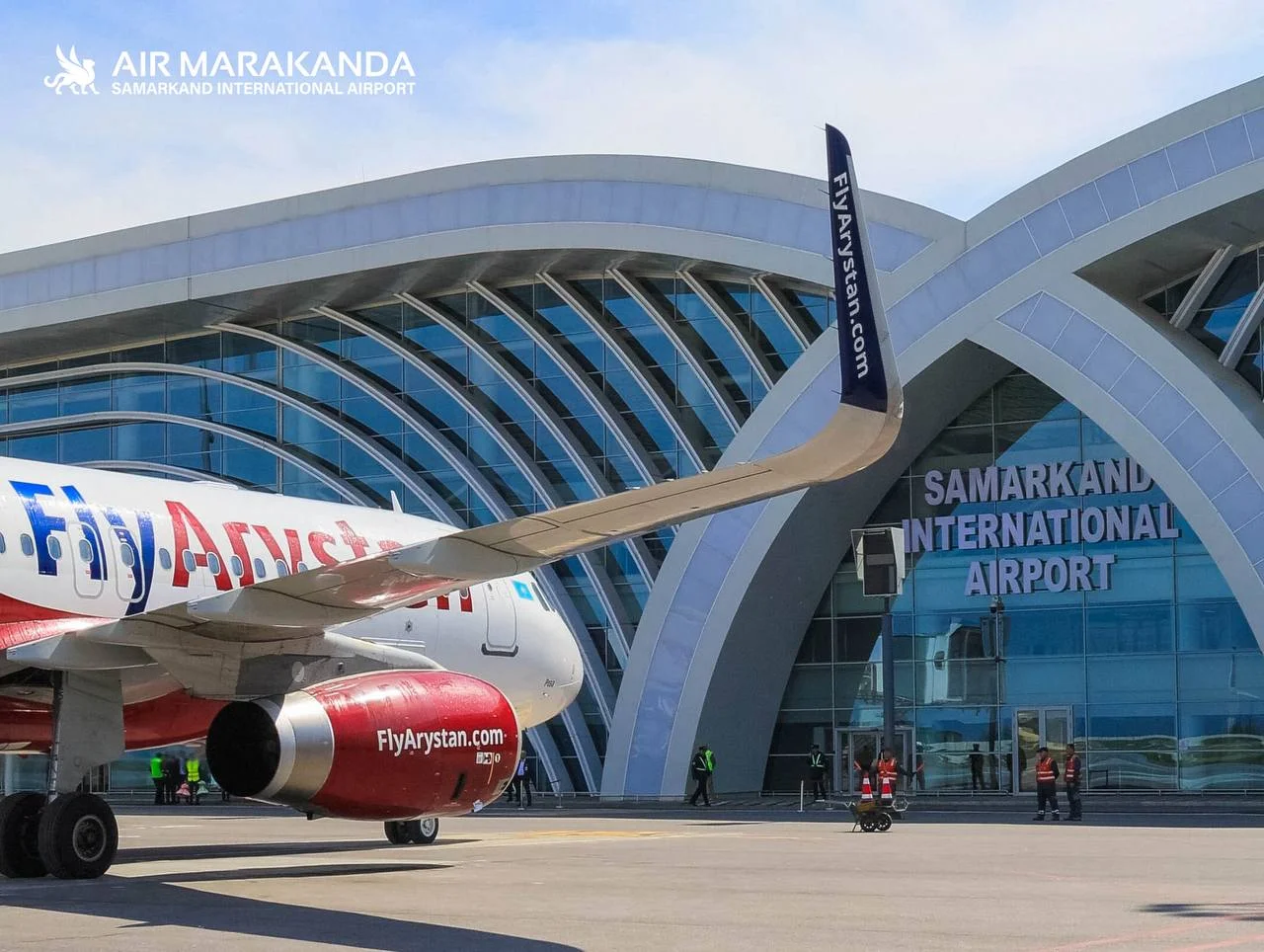 В международном аэропорту Самарканда открыли прямые рейсы в Алматы