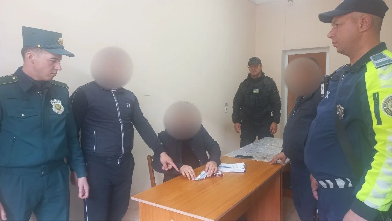 В Самаркандской области во время рейда обнаружено подозрительное вещество
