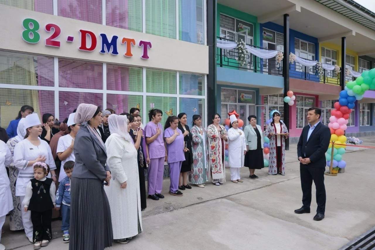 В Самарканде открыли современный детский сад на 180 мест