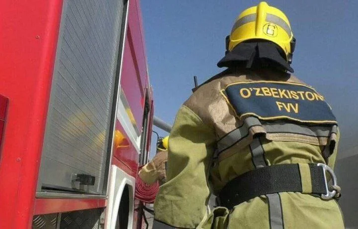 Пожар в магазине под Самаркандом потушили менее чем за полтора часа