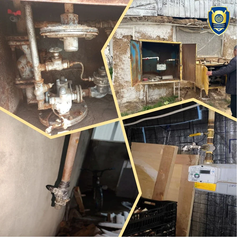 В Нурабадском районе выявлено незаконное использование газа