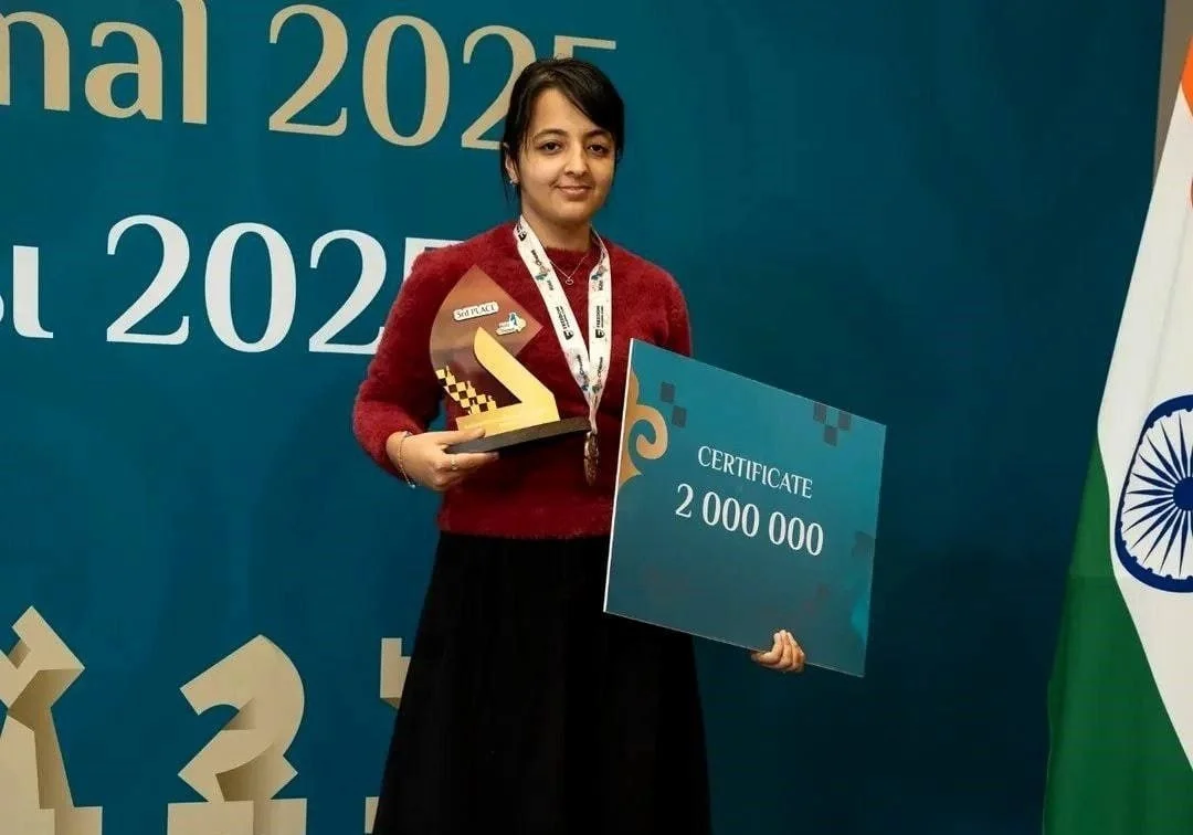 Самаркандская шахматистка Афруза Хамдамова стала чемпионкой мира по рапиду