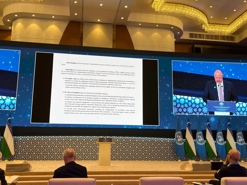 В Самарканде приняли декларацию о новой стратегии борьбы с наркобизнесом