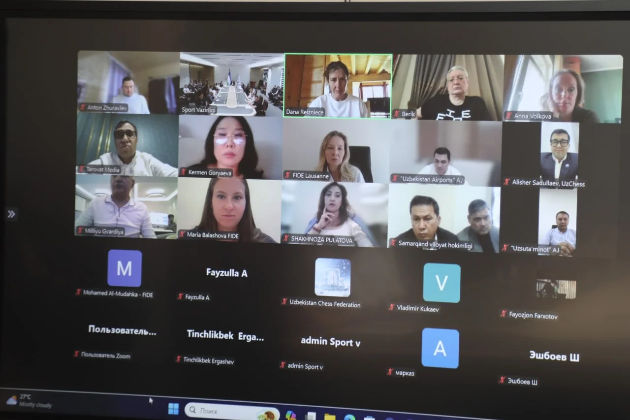 В Самарканде прошло заседание оргкомитета по подготовке к 46-й Всемирной шахматной олимпиаде