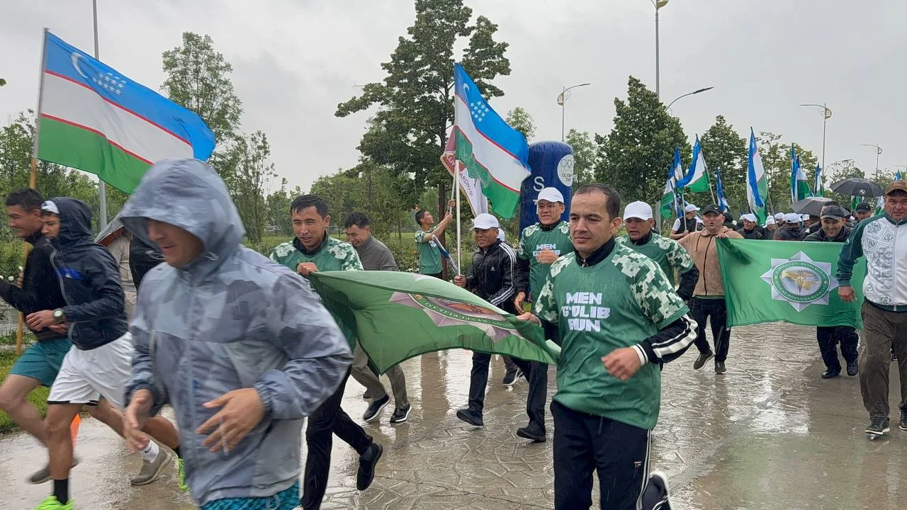 В Самарканде прошёл марафон «Men g‘olib run»