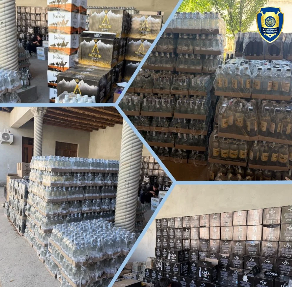 В Самаркандской области изъяли крупную партию алкоголя с поддельными акцизными марками