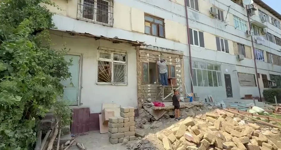 В Самарканде добровольно демонтируют незаконные пристройки