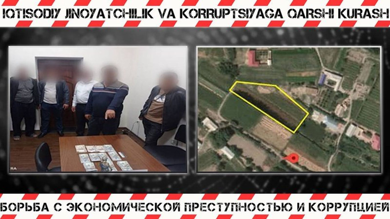 В Самарканде выявлен очередной случай хищения земельных ресурсов