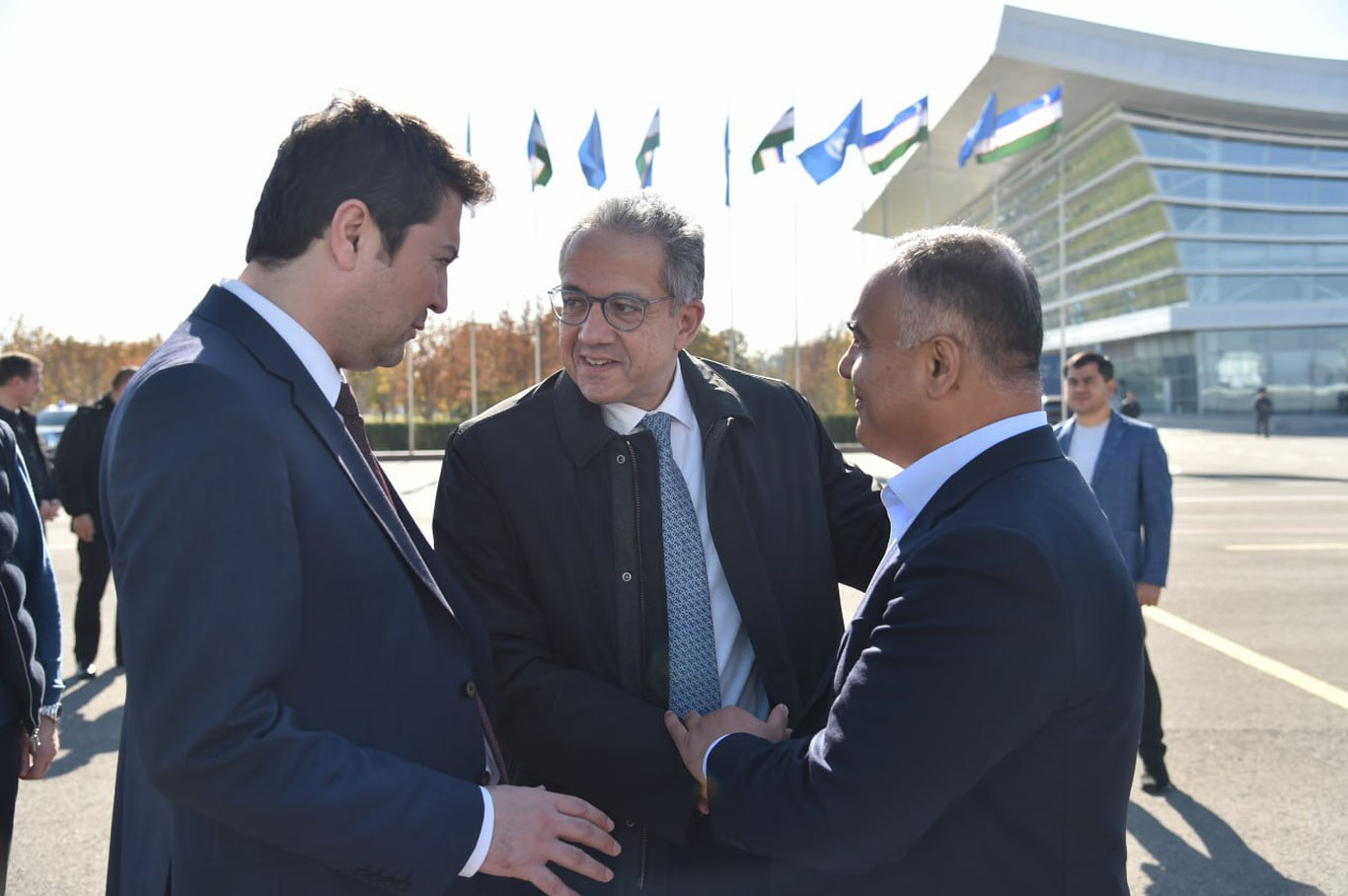 В Самарканде проводили новоизбранного Генерального директора ЮНЕСКО Халида Ахмада аль-Анани