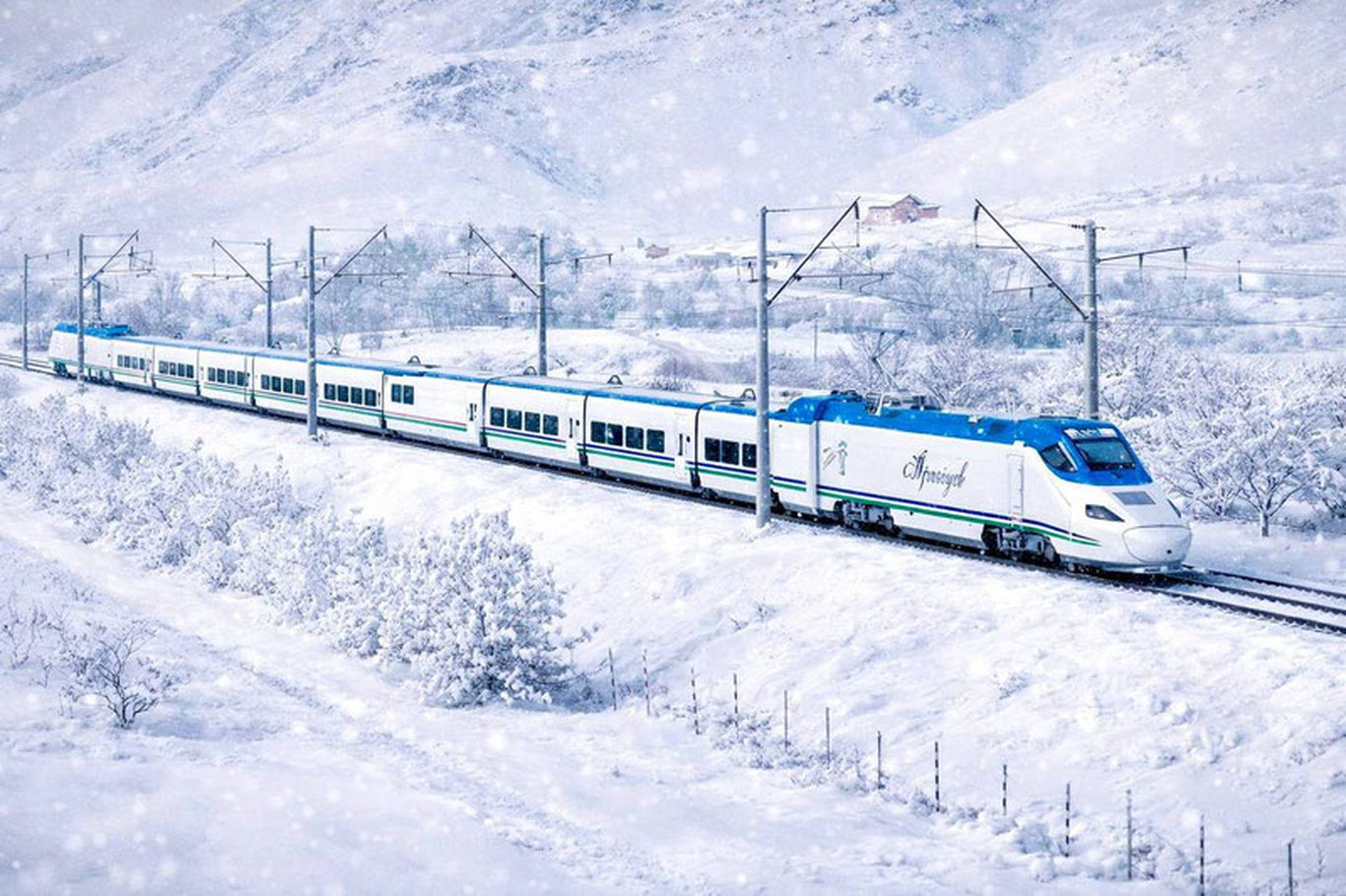 На время зимних каникул из Ташкента запустят дополнительные рейсы поездов «Афросиёб»